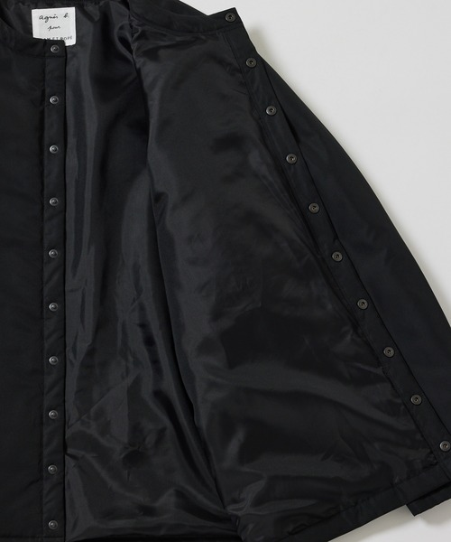 agnes b.（アニエスベー）の「【agnes b. pour ADAM ET ROPE'】別注 CARDIGAN PRESSIONS PADDED / UNISEX（その他アウター・メンズ・ブラック/カーキ・L/XL）」の6枚目の写真