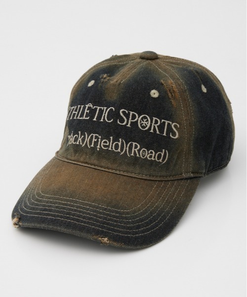 SLY（スライ）の「ATHLETIC AGING CAP アスレチック エージング キャップ（キャップ・レディース・ブルー/ブラック・FREE）」の2枚目の写真