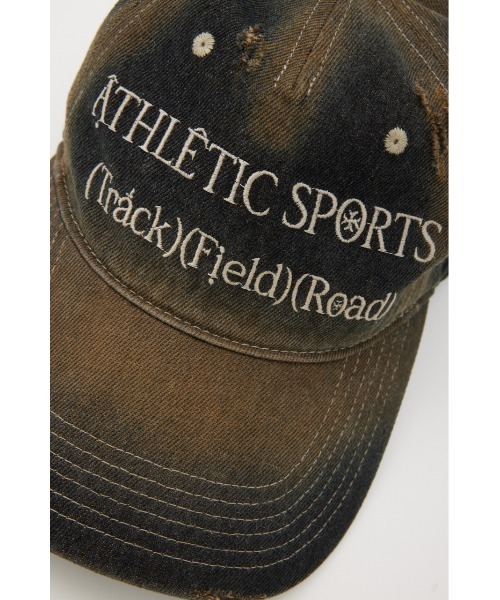 SLY（スライ）の「ATHLETIC AGING CAP アスレチック エージング キャップ（キャップ・レディース・ブルー/ブラック・FREE）」の7枚目の写真