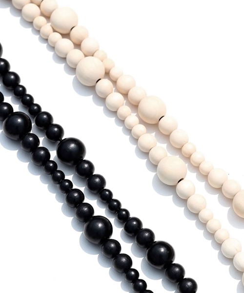 wood beads wallet chain / ウッドビーズ ウォレットチェーン