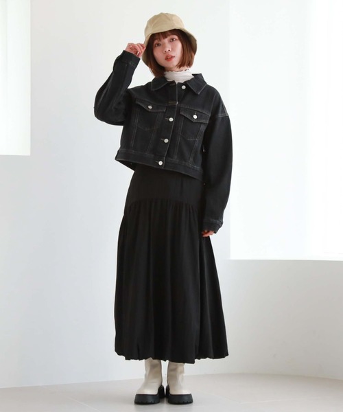 archives(アルシーヴ)の「ショートGジャン(その他アウター・レディース・サックスブルー/ブラック/グレー・MEDIUM)」の20枚目の写真