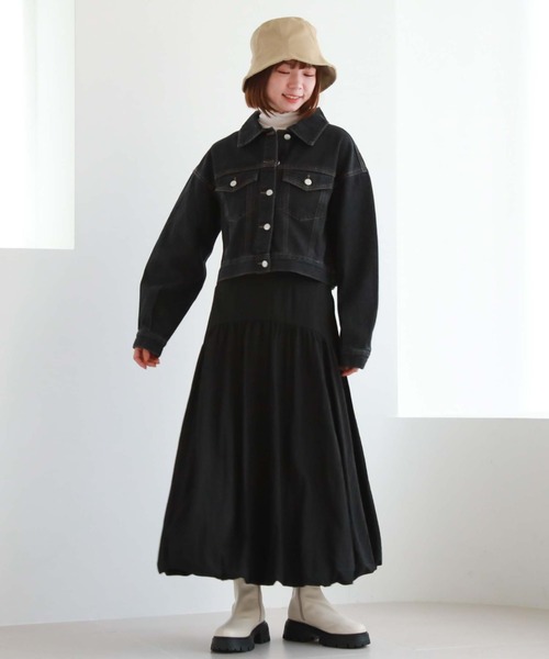 archives(アルシーヴ)の「ショートGジャン(その他アウター・レディース・サックスブルー/ブラック/グレー・MEDIUM)」の12枚目の写真