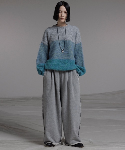 Border gradation knit / ボーダーグラデーションニット（ニット