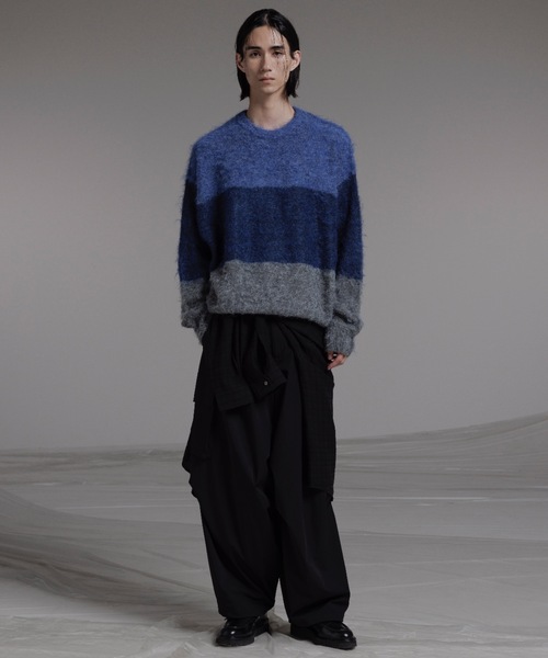 Border gradation knit / ボーダーグラデーションニット（ニット