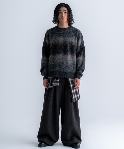 SINSS（シンス）の「Wool blend gradation knit / ウール