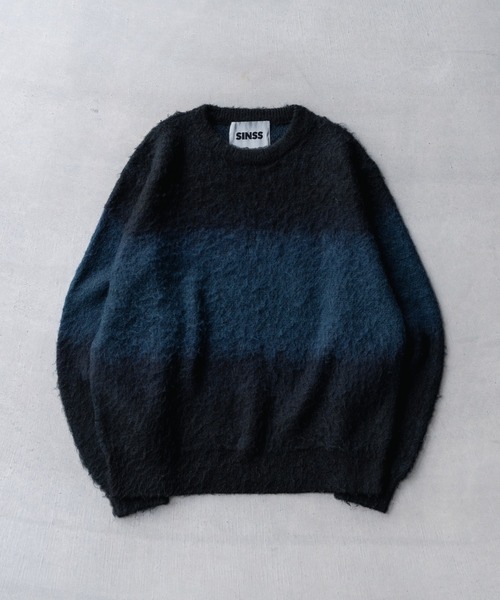 Wool blend gradation knit / ウールブレンドグラデーションニット