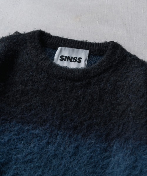 Wool blend gradation knit / ウールブレンドグラデーションニット
