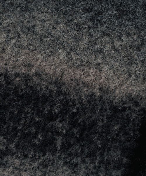 SINSS(シンス)の「Wool blend gradation knit / ウールブレンドグラデーションニット(ニット/セーター・メンズ・ホワイト/ネイビー/ブラック/グリーン/ブラウン/ブラック×グレー/ブラック×ブルー/ホワイト×ブラック/ホワイト×ブルー・SMALL/MEDIUM/LARGE/X-SMALL)」の17枚目の写真