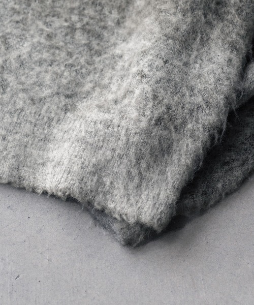 SINSS(シンス)の「Wool blend gradation knit / ウールブレンドグラデーションニット(ニット/セーター・メンズ・ホワイト/ネイビー/ブラック/グリーン/ブラウン/ブラック×グレー/ブラック×ブルー/ホワイト×ブラック/ホワイト×ブルー・SMALL/MEDIUM/LARGE/X-SMALL)」の22枚目の写真