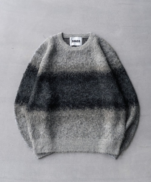 SINSS（シンス）の「Wool blend gradation knit / ウールブレンド