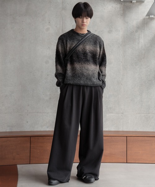 SINSS（シンス）の「Wool blend gradation knit / ウールブレンド
