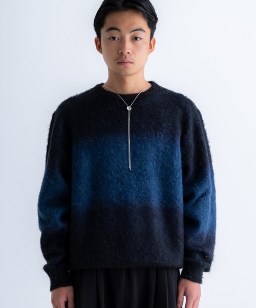 Wool blend gradation knit / ウールブレンドグラデーションニット