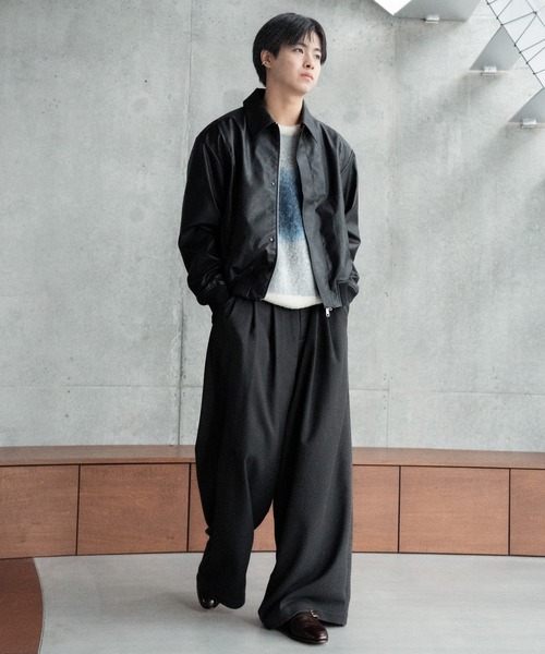 Wool blend gradation knit / ウールブレンドグラデーションニット