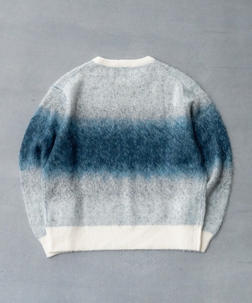 Wool blend gradation knit / ウールブレンドグラデーションニット
