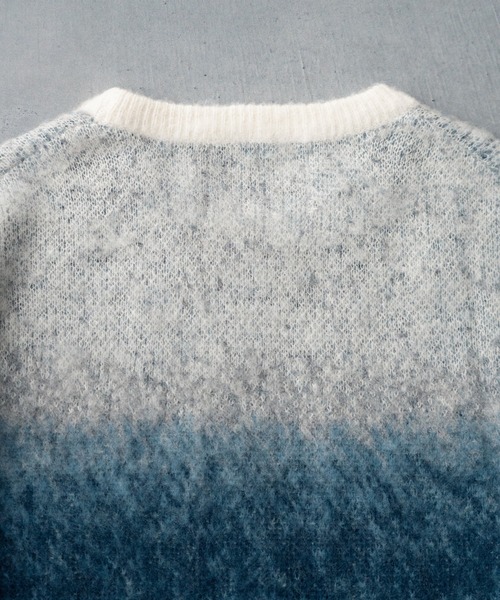 Wool blend gradation knit / ウールブレンドグラデーションニット