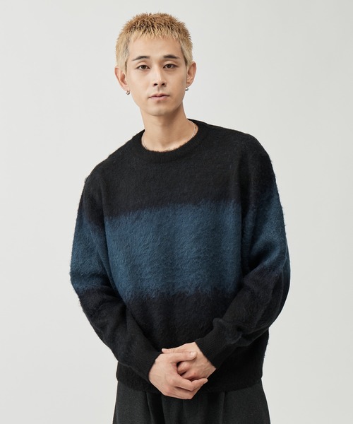 SINSS ウールブレンドグラデーションニット SINSS（シンス）の「Wool blend gradation knit / ウールブレンド