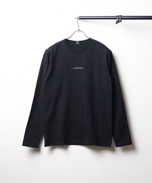 NO WAY(ノーウェイ)の「/ミドルウェイト 天竺ロングスリーブカットソー(Tシャツ/カットソー・メンズ・ブラック/ライトイエロー/ホワイト・MEDIUM/LARGE)」の2枚目の写真