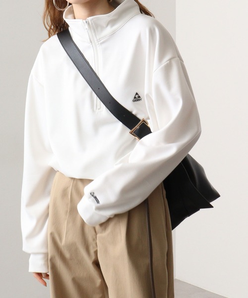 GERRY(ジェリー)の「GERRY ダンボールニット ハーフZIP(スウェット・メンズ・ブルー/グレー/ブラック/ホワイト・LL/M/L)」の1枚目の写真