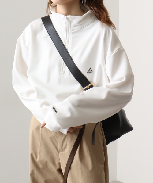 GERRY(ジェリー)の「GERRY ダンボールニット ハーフZIP(スウェット・メンズ・ブルー/グレー/ブラック/ホワイト・LL/M/L)」の5枚目の写真