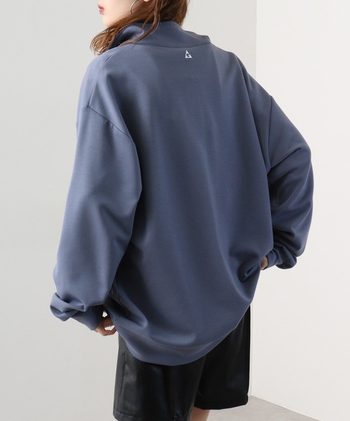 GERRY(ジェリー)の「GERRY ダンボールニット ハーフZIP(スウェット・メンズ・ブルー/グレー/ブラック/ホワイト・LL/M/L)」の12枚目の写真