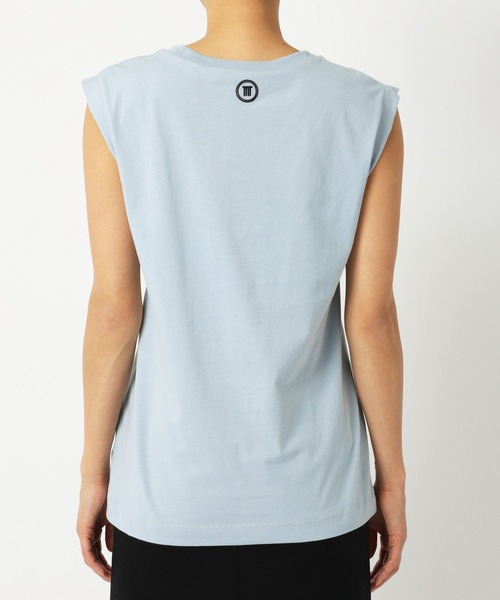 TELA（テラ）の「【TELA】MUSCLE Tシャツ（Tシャツ/カットソー・レディース・ブルー/ホワイト・フリー）」の5枚目の写真