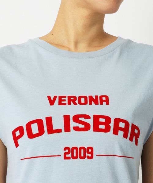 TELA（テラ）の「【TELA】MUSCLE Tシャツ（Tシャツ/カットソー・レディース・ブルー/ホワイト・フリー）」の7枚目の写真