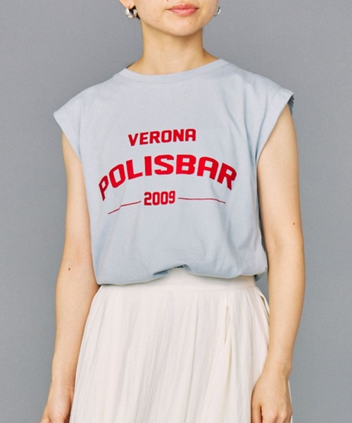 TELA（テラ）の「【TELA】MUSCLE Tシャツ（Tシャツ/カットソー・レディース・ブルー/ホワイト・フリー）」の13枚目の写真