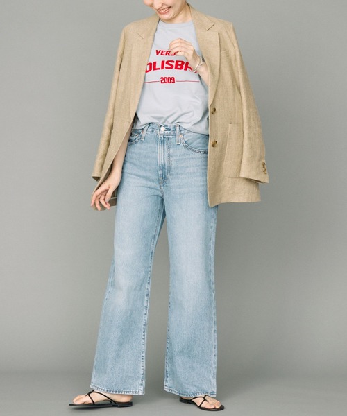 TELA（テラ）の「【TELA】MUSCLE Tシャツ（Tシャツ/カットソー・レディース・ブルー/ホワイト・フリー）」の17枚目の写真