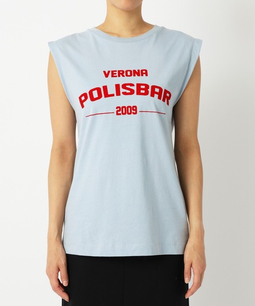 TELA（テラ）の「【TELA】MUSCLE Tシャツ（Tシャツ/カットソー・レディース・ブルー/ホワイト・フリー）」の3枚目の写真