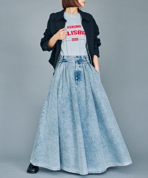 TELA（テラ）の「【TELA】MUSCLE Tシャツ（Tシャツ/カットソー・レディース・ブルー/ホワイト・フリー）」の20枚目の写真