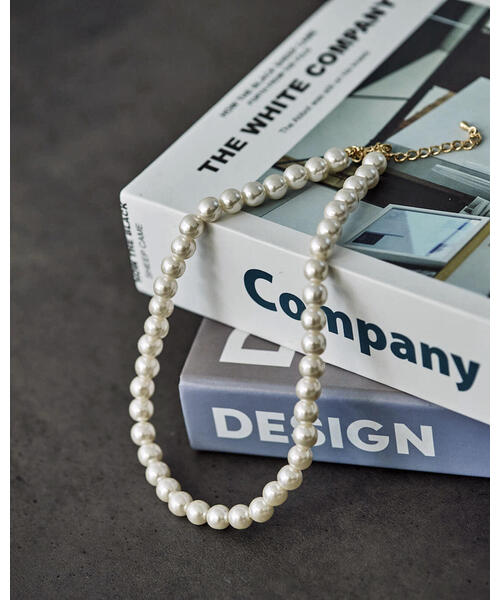 FREE'S MART（フリーズマート）の「パールチョーカー（ネックレス・レディース・ホワイト・ﾌﾘ-）」の9枚目の写真