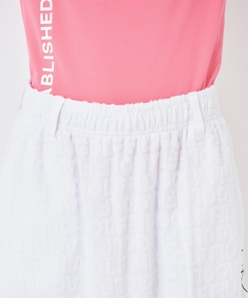 FILA GOLF(フィラゴルフ )の「【FILA GOLF/フィラゴルフ】レディースジャガードスカート インナー付き ゴルフ(スカート・レディース・ホワイト/ピンク/グリーン・MEDIUM/LARGE)」の11枚目の写真