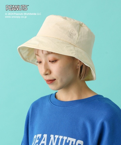 LEPSIM（レプシィム）の「【PEANUTS】ナイロンバケハ　995676（ハット・レディース・ブラック/アイボリー・FREE）」の20枚目の写真