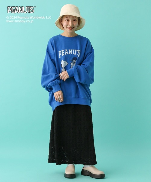 LEPSIM（レプシィム）の「【PEANUTS】ナイロンバケハ　995676（ハット・レディース・ブラック/アイボリー・FREE）」の3枚目の写真