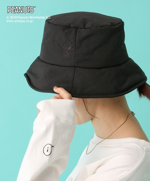 LEPSIM（レプシィム）の「【PEANUTS】ナイロンバケハ　995676（ハット・レディース・ブラック/アイボリー・FREE）」の21枚目の写真