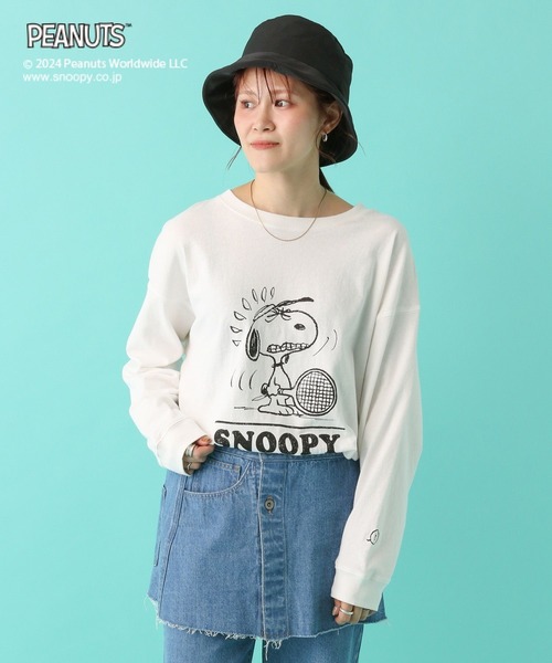 LEPSIM（レプシィム）の「【PEANUTS】ナイロンバケハ　995676（ハット・レディース・ブラック/アイボリー・FREE）」の14枚目の写真