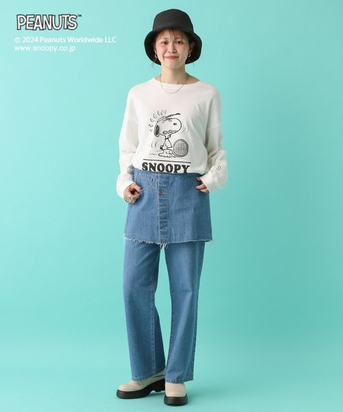 LEPSIM（レプシィム）の「【PEANUTS】ナイロンバケハ　995676（ハット・レディース・ブラック/アイボリー・FREE）」の11枚目の写真