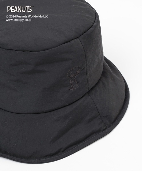LEPSIM（レプシィム）の「【PEANUTS】ナイロンバケハ　995676（ハット・レディース・ブラック/アイボリー・FREE）」の5枚目の写真