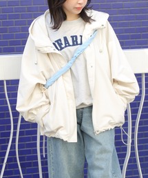 HALEY PESCA | HALEY PESCA/フード付き　ボリュームマウンテンパーカー(マウンテンパーカー)