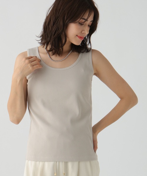 Elura（エルーラ）の「機能性タンクトップ／109952（タンクトップ・レディース・ライトベージュ/ブラック/ホワイト・SMALL/MEDIUM/LARGE）」の3枚目の写真