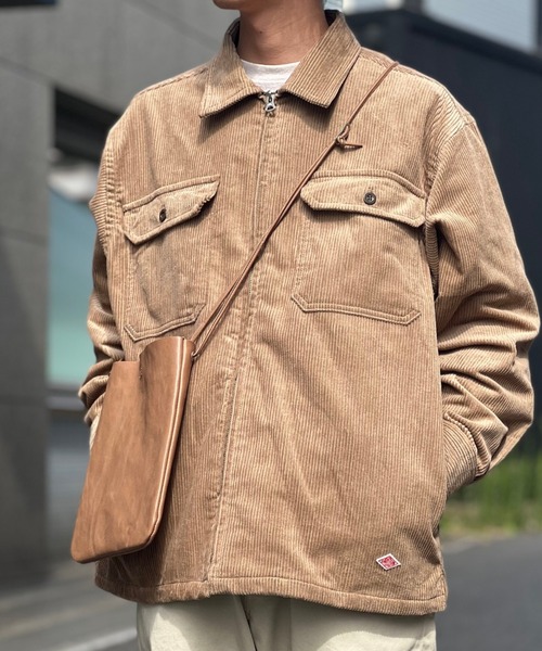 DANTON コーデュロイ ジャケット 42 DANTON（ダントン）の「DANTON/ダントン コーデュロイジップジャケット