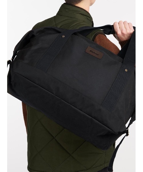 Barbour Essential Holdall 2WAY ショルダーバッグ Essentioal Holdall ワックスコットン 2WAY ショルダーバッグ