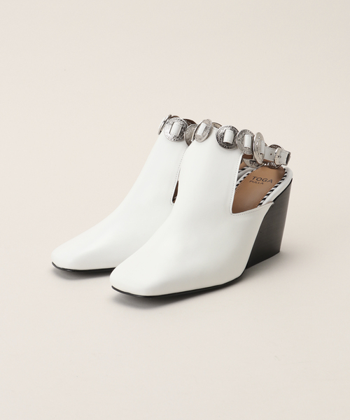 TOGA PULLA（トーガ　プルラ）の「【TOGA PULLA/トーガプルラ】Ankle belt heel サンダル（サンダル・レディース・ホワイト・36/38/37）」の3枚目の写真