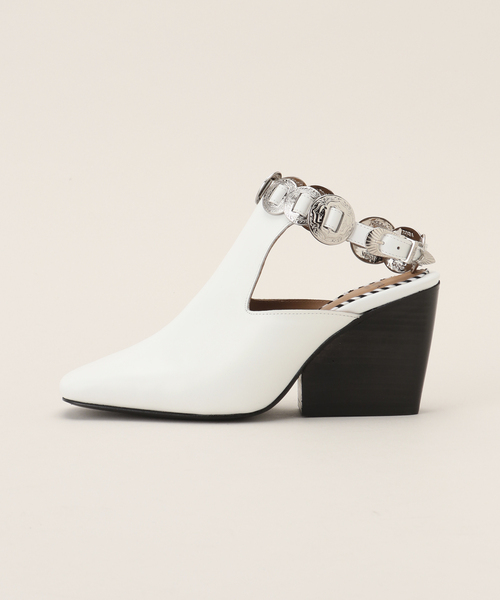 TOGA PULLA（トーガ　プルラ）の「【TOGA PULLA/トーガプルラ】Ankle belt heel サンダル（サンダル・レディース・ホワイト・36/38/37）」の4枚目の写真
