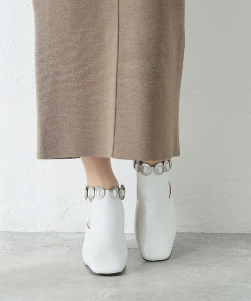 TOGA PULLA（トーガ　プルラ）の「【TOGA PULLA/トーガプルラ】Ankle belt heel サンダル（サンダル・レディース・ホワイト・36/38/37）」の14枚目の写真