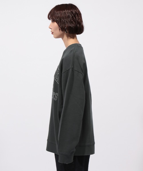 PAGEBOY（ページボーイ）の「カレッジミニウラケBIGスウェット（スウェット・レディース・コーラルピンク/スミクロ/オートミール・FREE）」の17枚目の写真