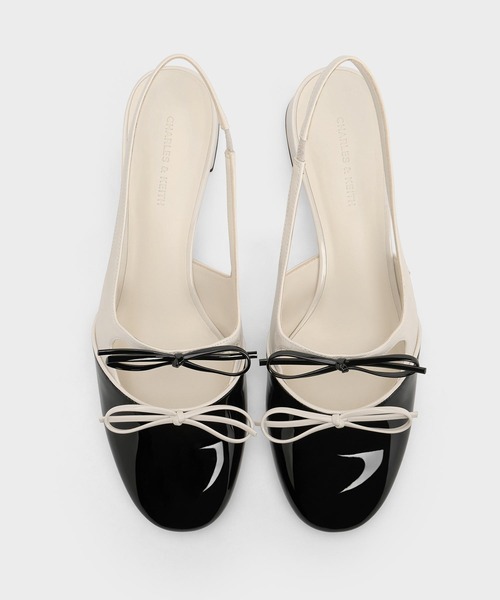 Dorri ドリー ダブルボウスリングバックパンプス（パンプス）｜CHARLES