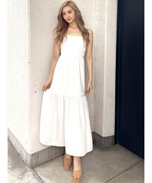 GYDA | BACK OPENジャカードワンピース(ワンピース)