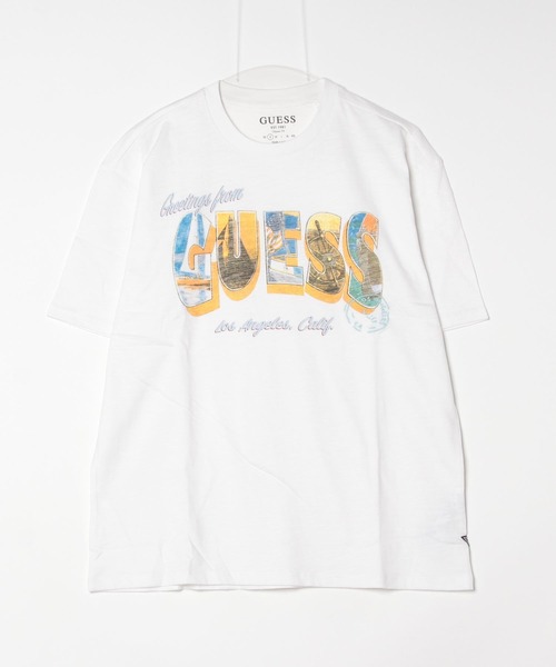 Guess(ゲス)の「SS Bsc Guess Postcard Tee Tシャツ(Tシャツ/カットソー・メンズ・ライトブルー/ホワイト・LARGE/MEDIUM/SMALL/X-LARGE)」の18枚目の写真