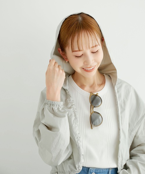ROPE PICNIC フェイクファーノーカラーコート ROPE' PICNIC（ロペピクニック）の「フェイクファーノーカラー